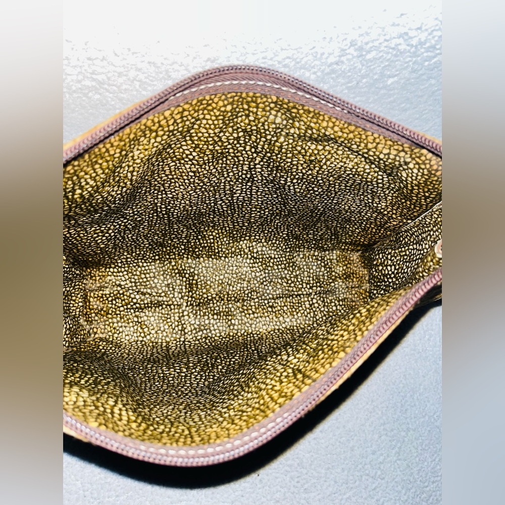 Borbonese Quail Suede Clutch - Picture 11 of 12